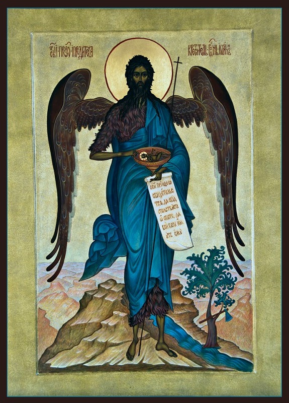 Икона "Иоанн Креститель. Ангел пустыни"
