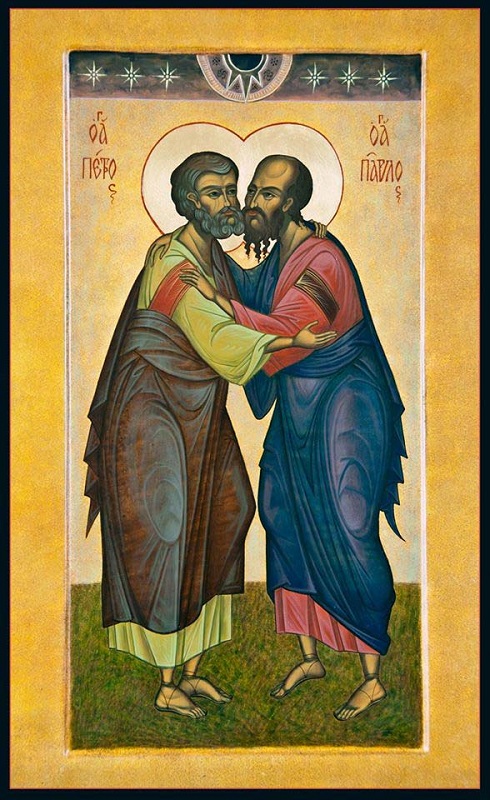 Свв. ап. Петр и Павел. Икона
